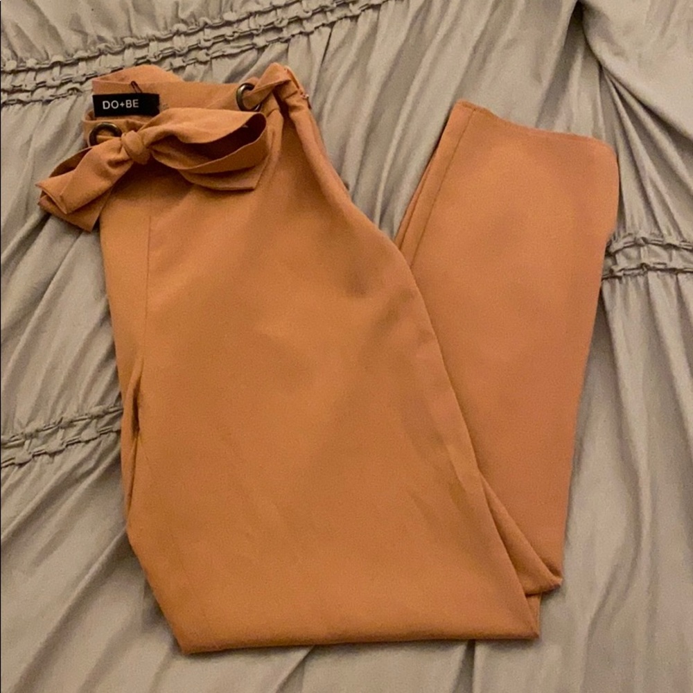 Crop blush pants
